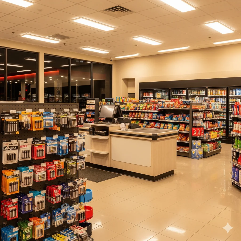 do gas stations sell batteries