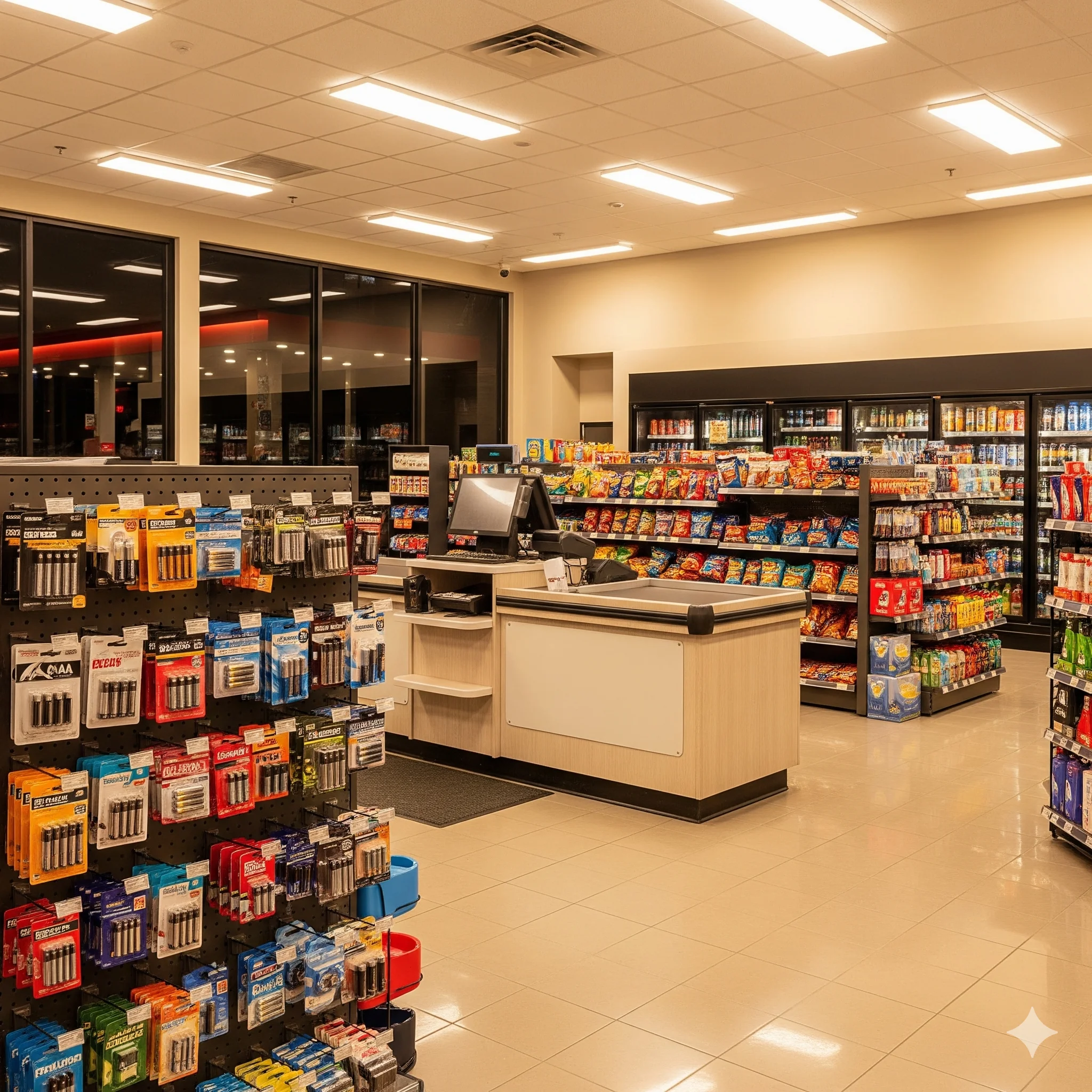 do gas stations sell batteries